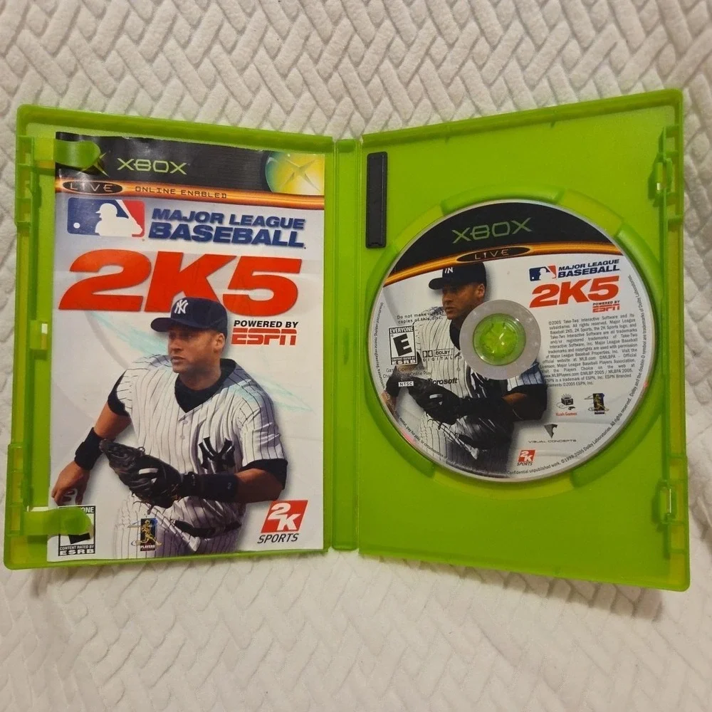Major League Baseball 2K5 Microsoft Xbox 2005‎ (Complete In Box) Tested Working